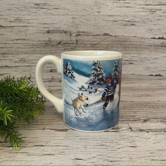 TIM HORTONS | VINTAGE Skating Pond Collectors Mug 003 Sports Canadian Heritage - Picture 4 of 6